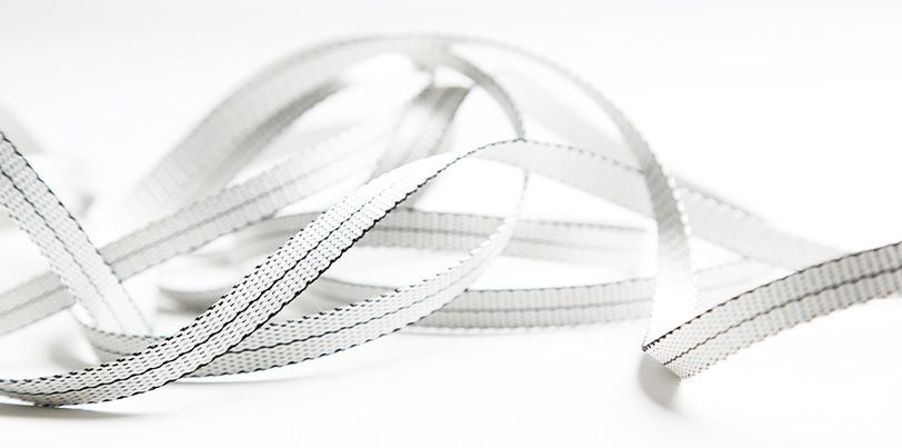 Zugband für Wintergartenmarkisen 10 mm Silber 1000 mm