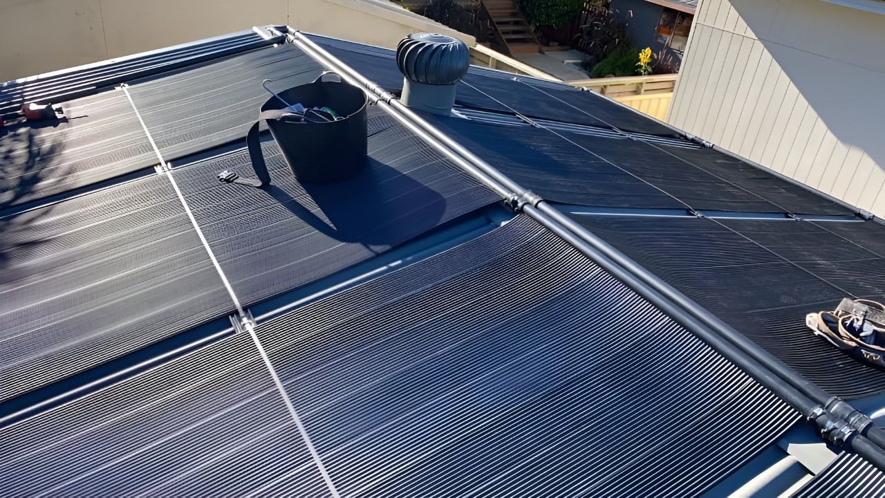 Solar Panels on a Roof — Tempshift Pool Heating in Hunter Valley, NSW