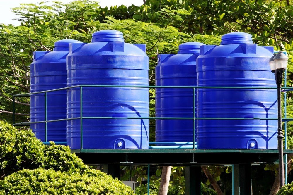 Blue Water Tanks — Rainman Domestic Water in Avoca, QLD