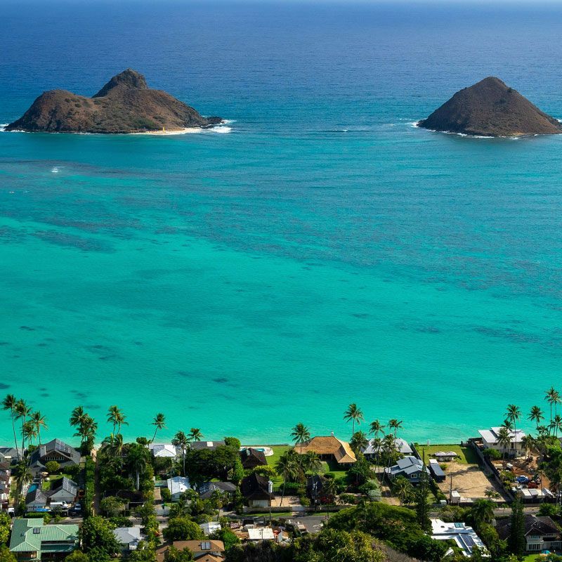 Aerial Photo of Lanikai Beach