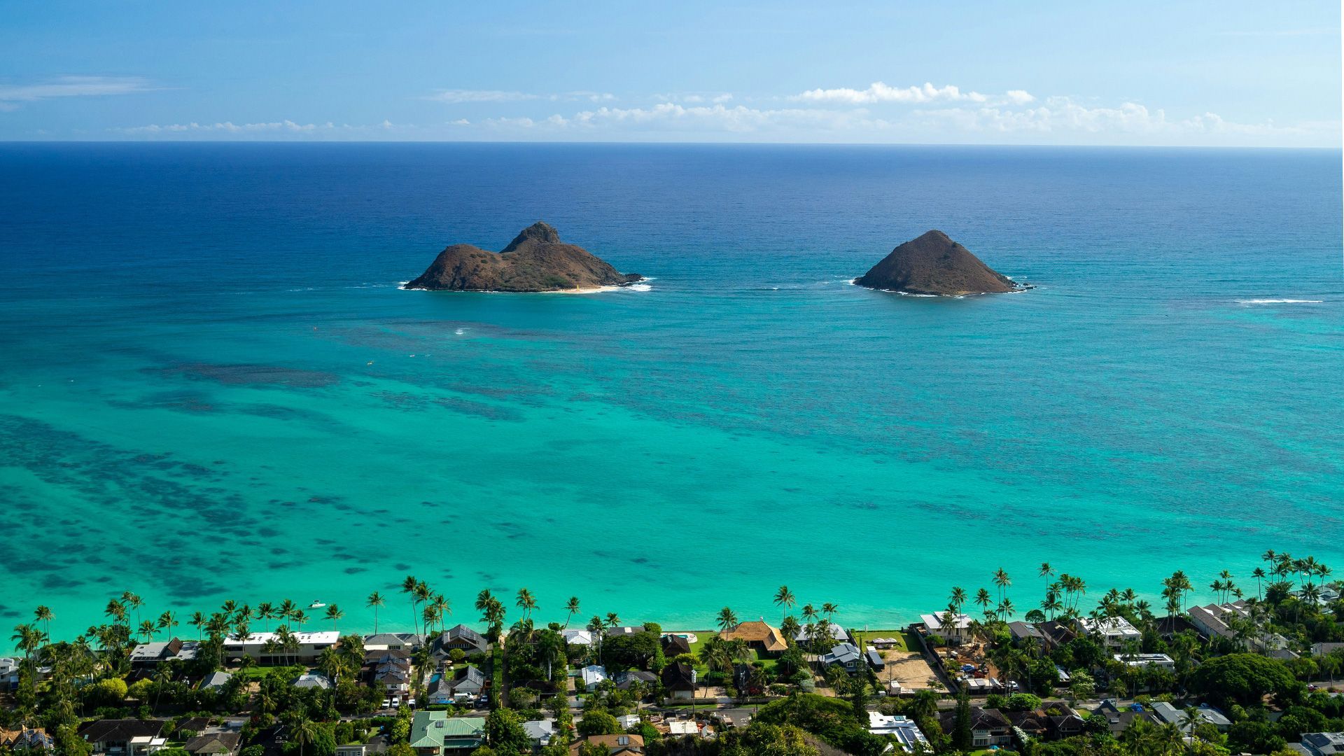 Aerial Photo of Lanikai Beach