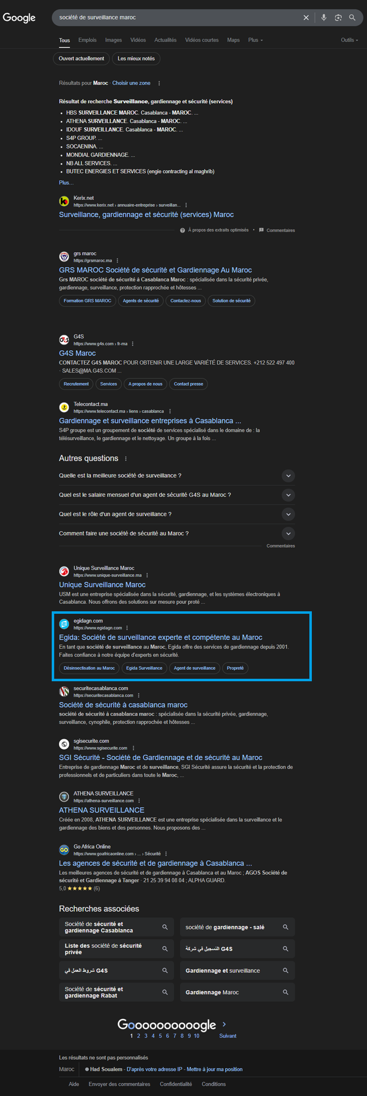 Egida SEO