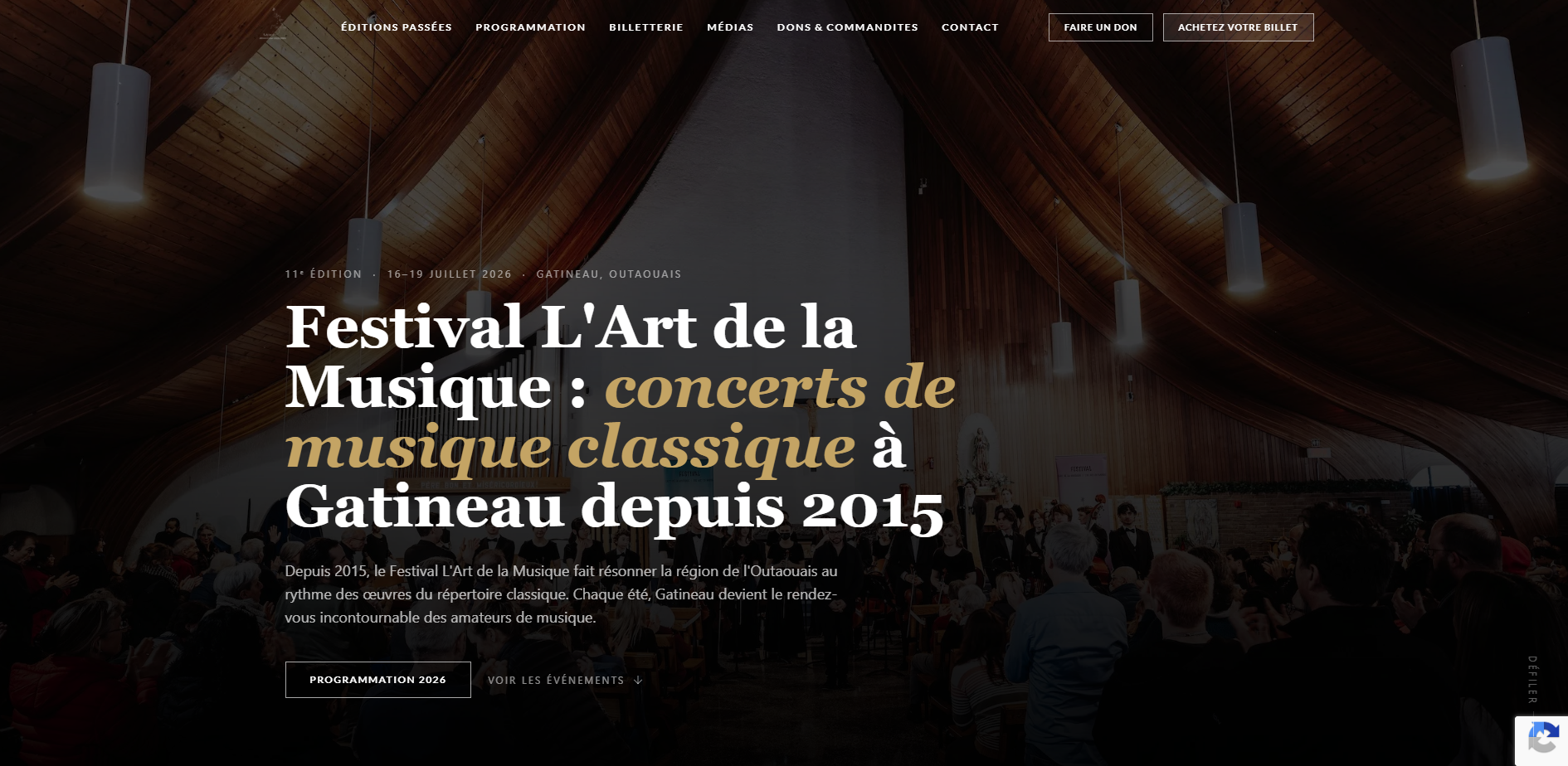 Festival L'Art de La Musique