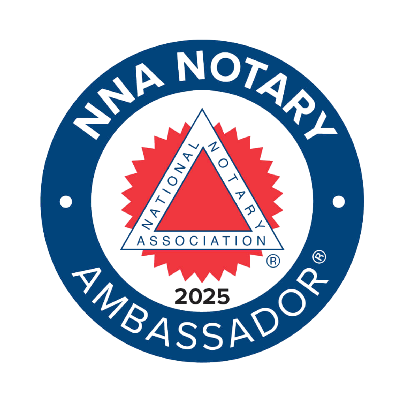 The logo for the nna notary association is shown
