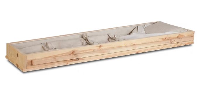 Opbaarplank Hollands Hout met linnen wade