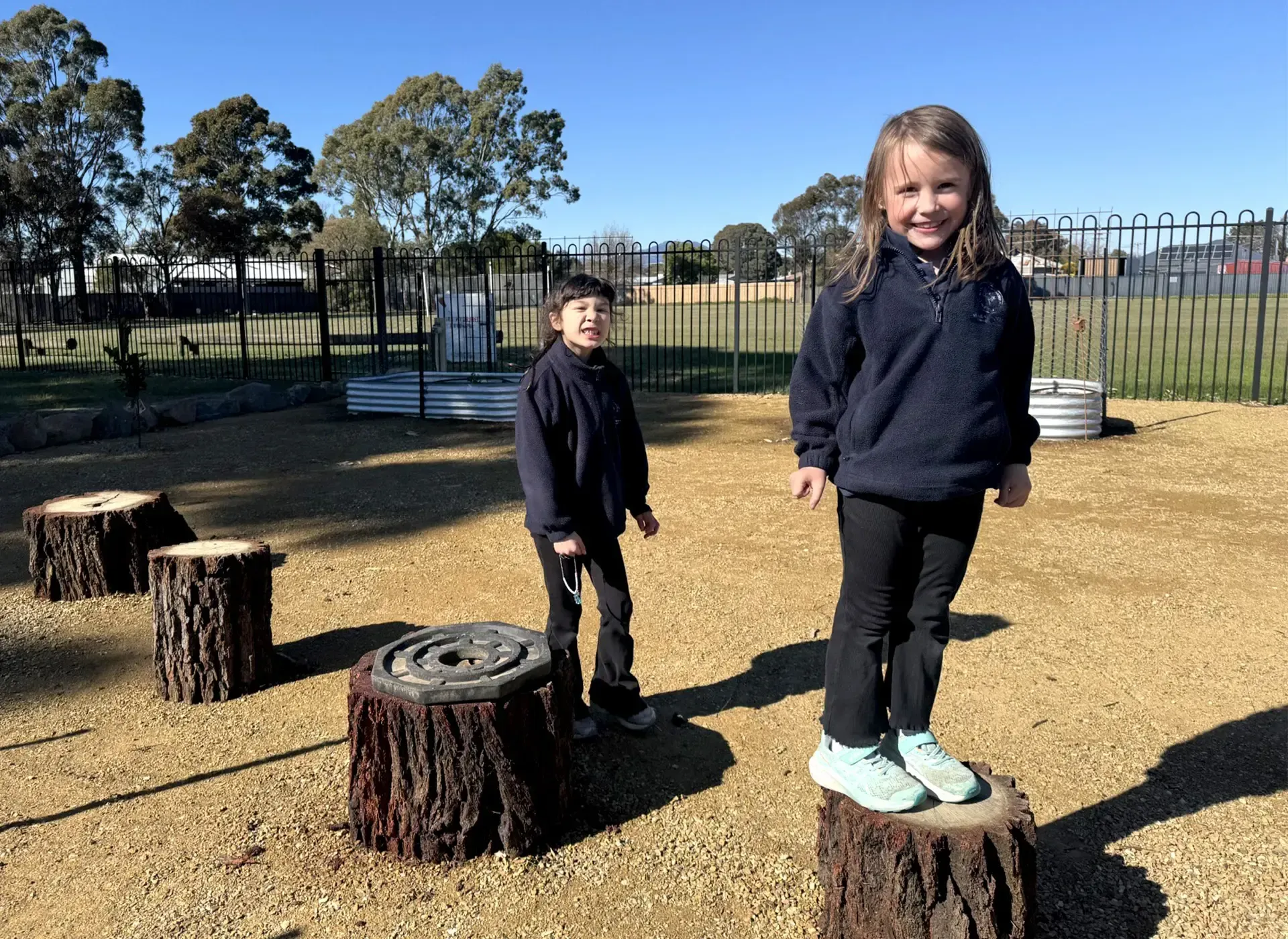 Outdoor play at Ararat North Primary School