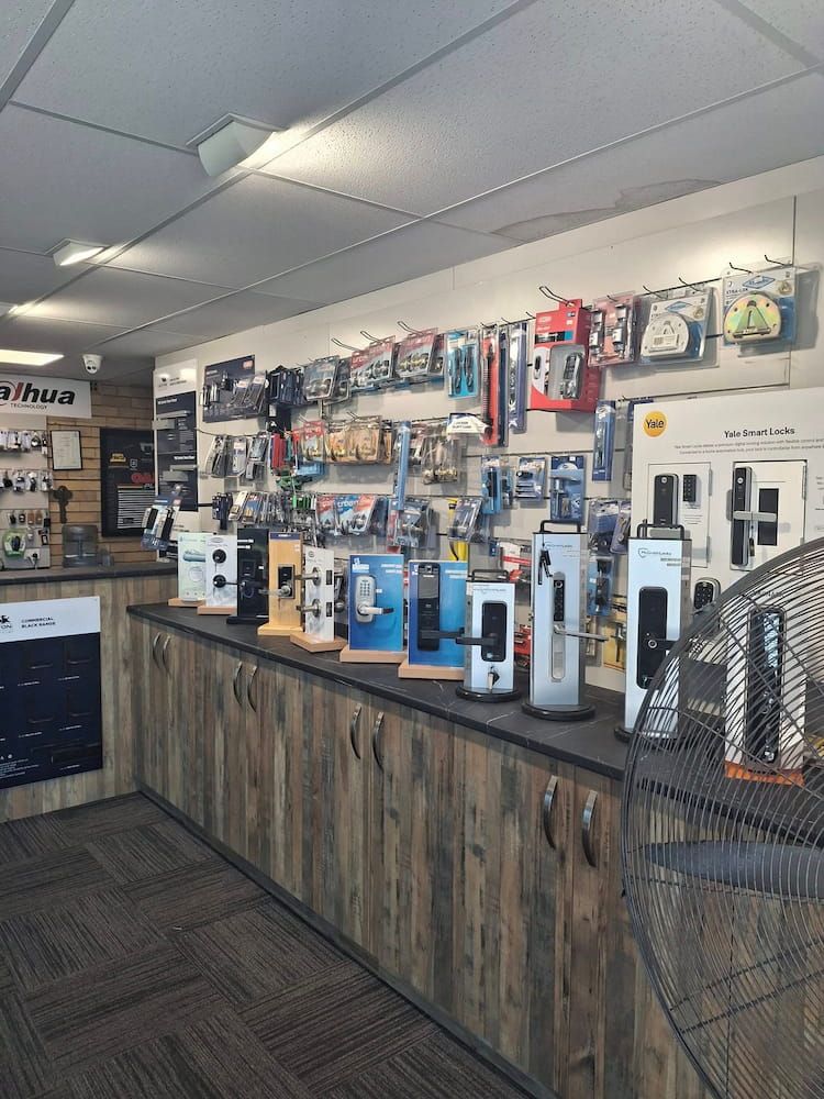 There Are Many Different Types of Locks on Display in This Store — South Coast Locksmiths in Fairy Meadow, NSW