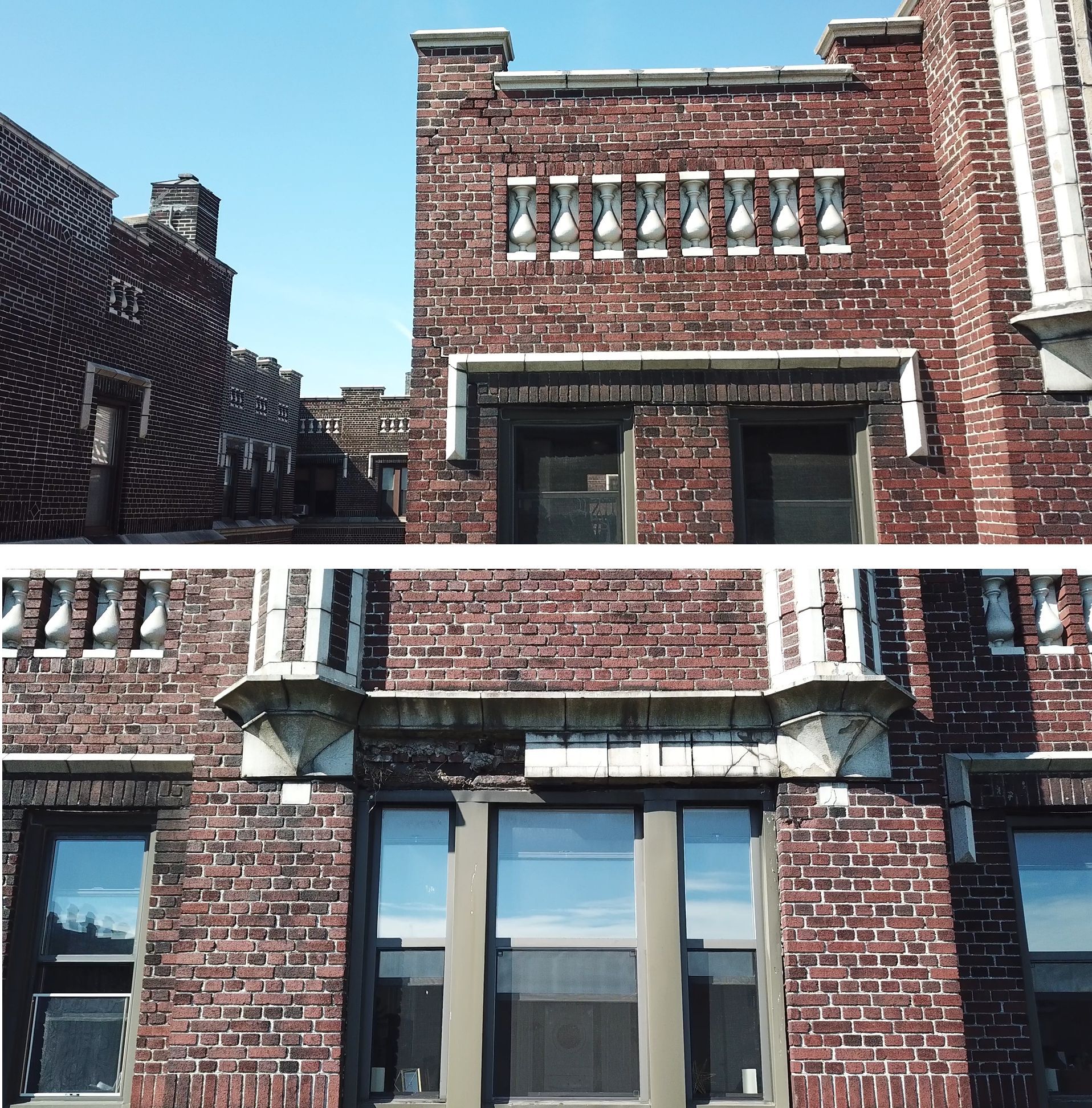 Brick building