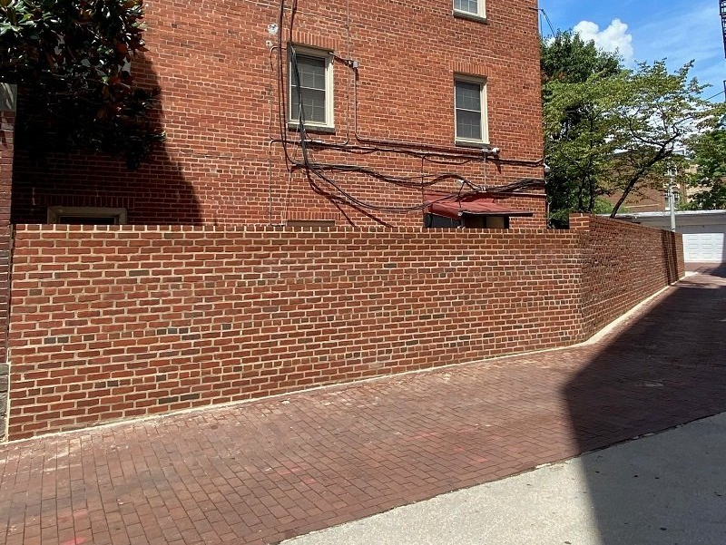 Thompson Markward Hall new wall