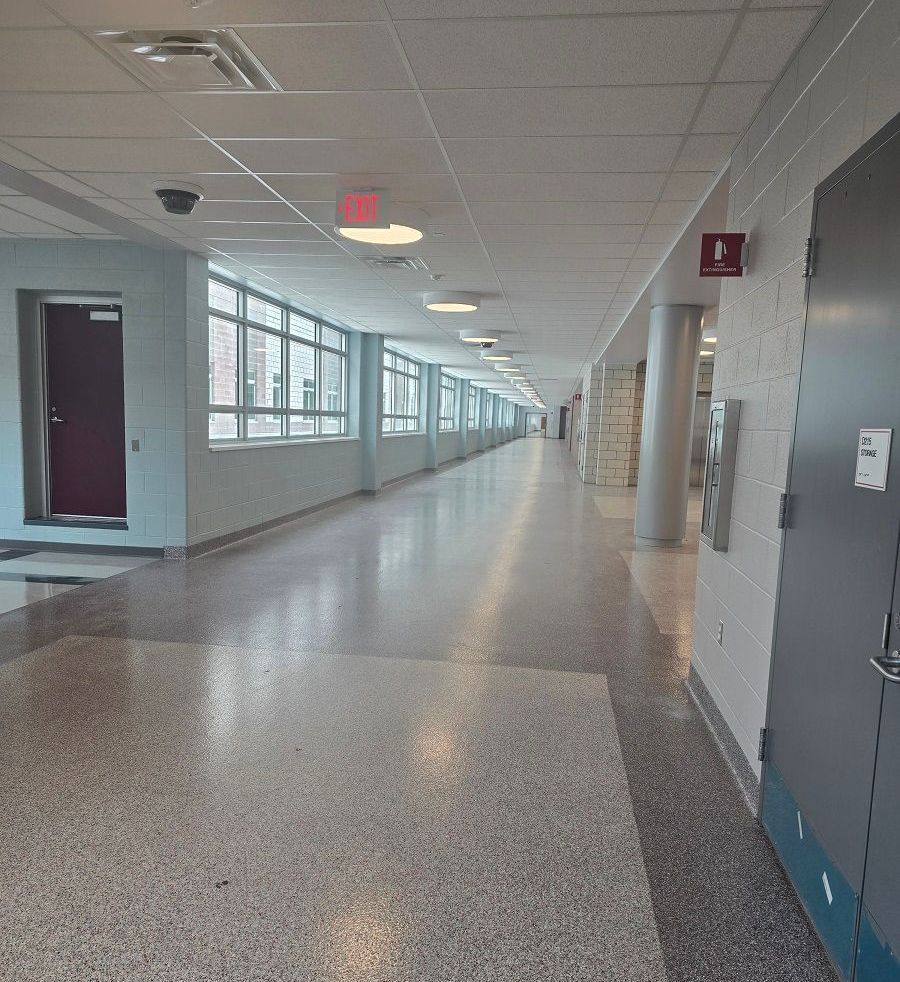 Hallway of Perth Amboy High School