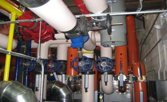 Energy systems inside a building