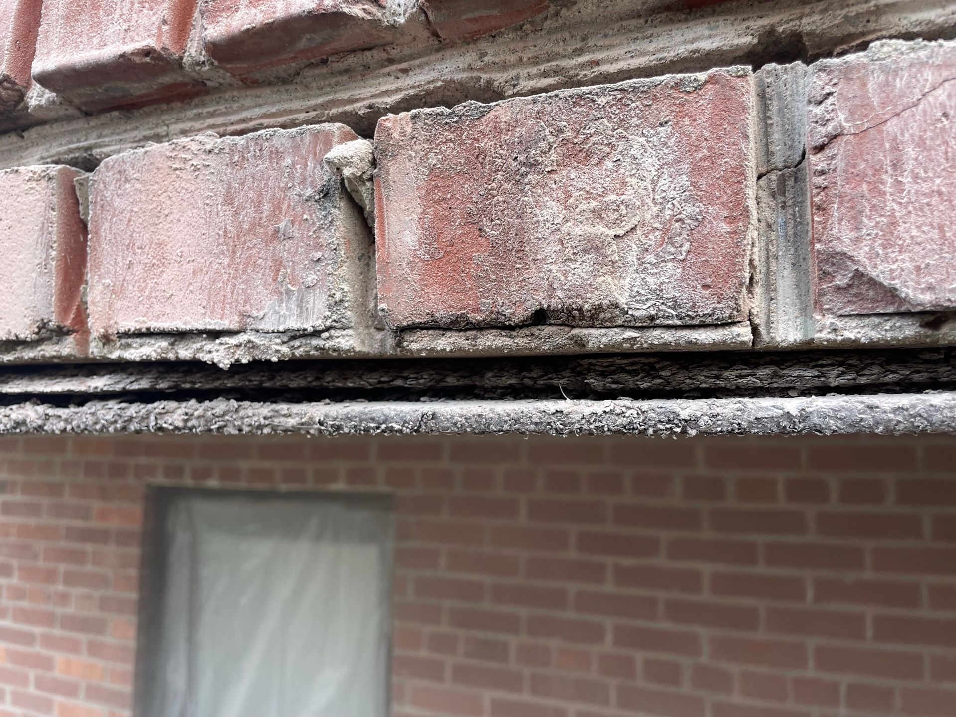 Corroded balcony