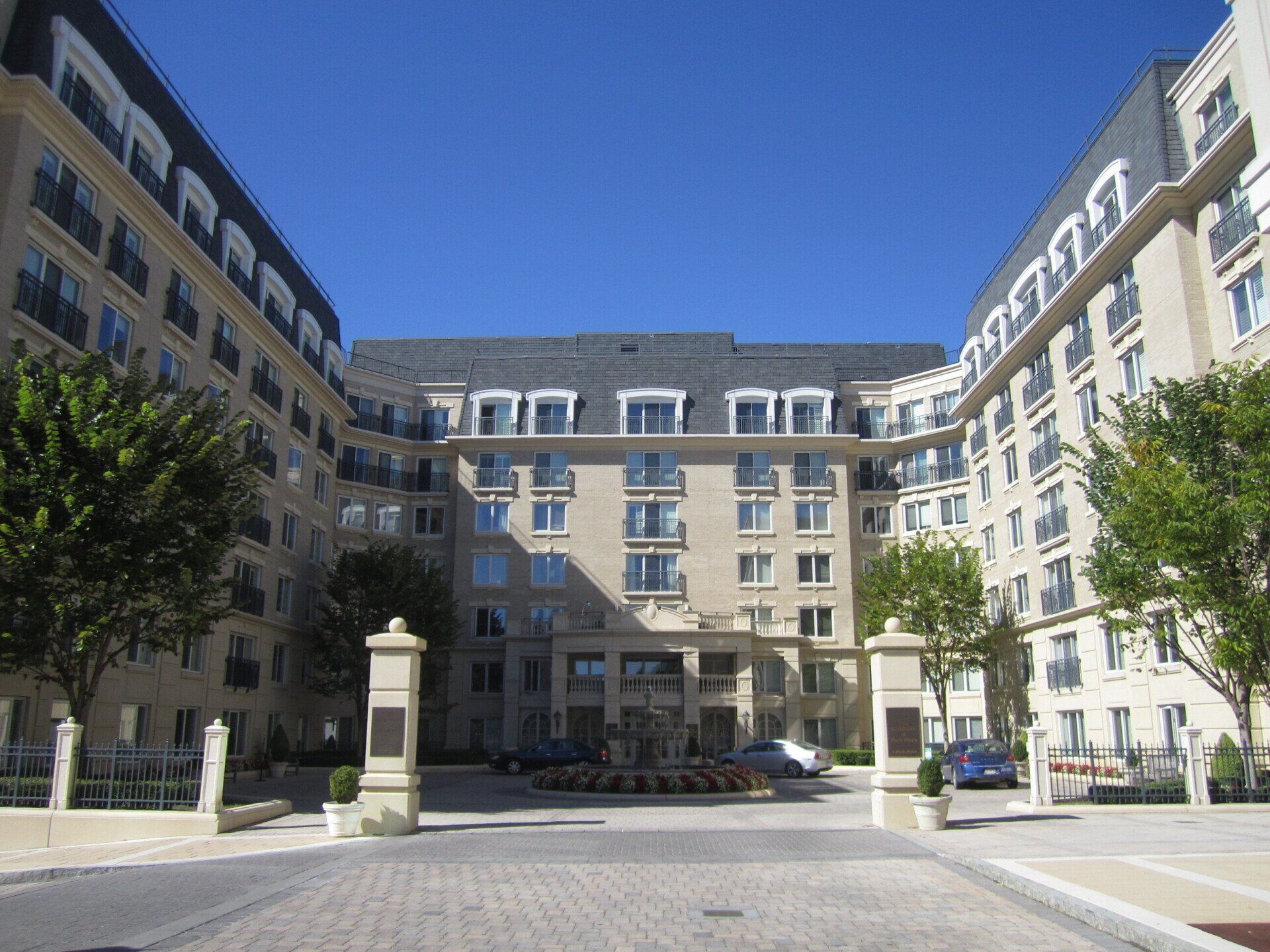 Condominium Building and plaza