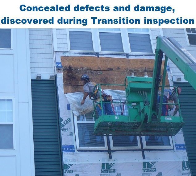 Multifamily Building with Siding Defects