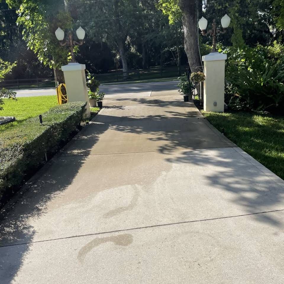 Before Hallway Paver Seal — Jacksonville, FL — Express Soft and Pressure Wash