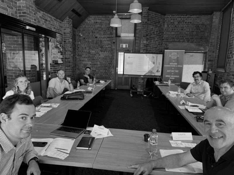 McDonald’s Managers undertaking leadership training.