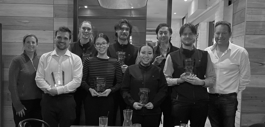  Recent graduates in the Confident Leaders Program. 