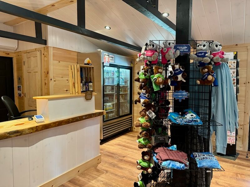 A store filled with lots of stuffed animals and clothes.