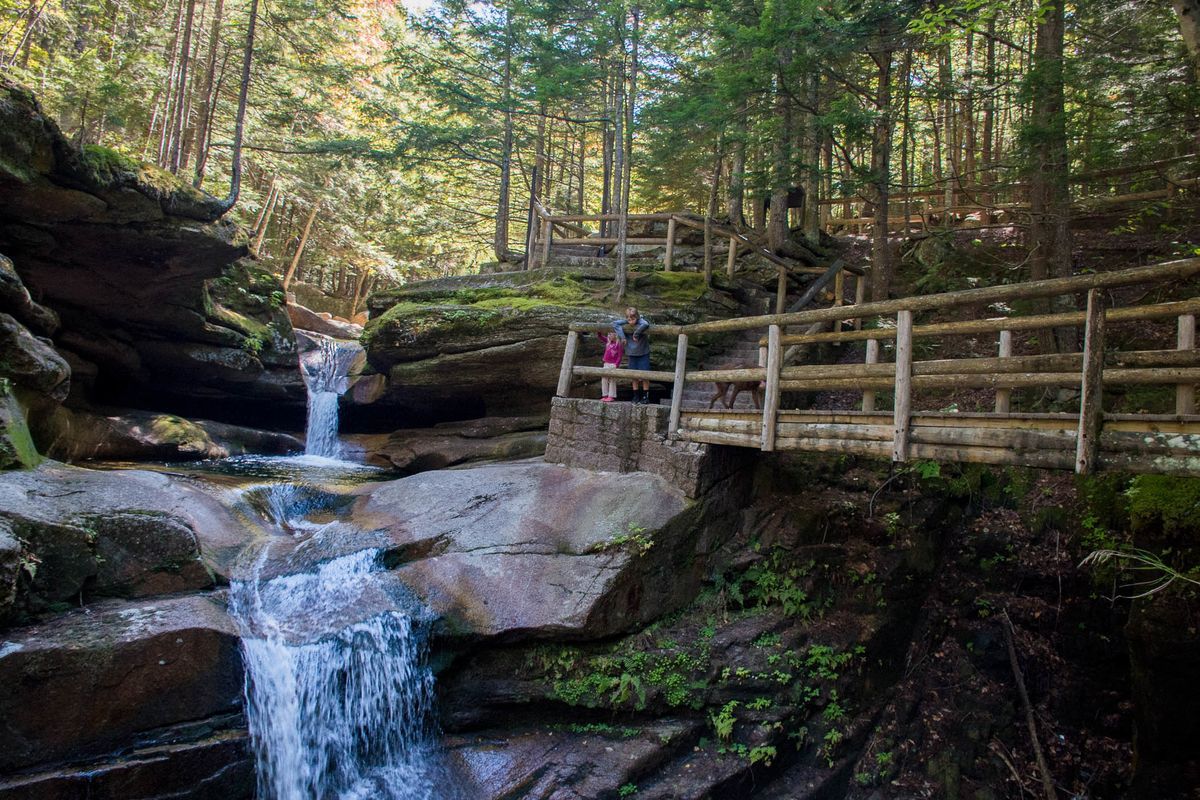 scenic drive to sabbaday falls