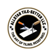 Logo for Allstar Tile-Setter LLC: a circular badge with tiling trowels and text