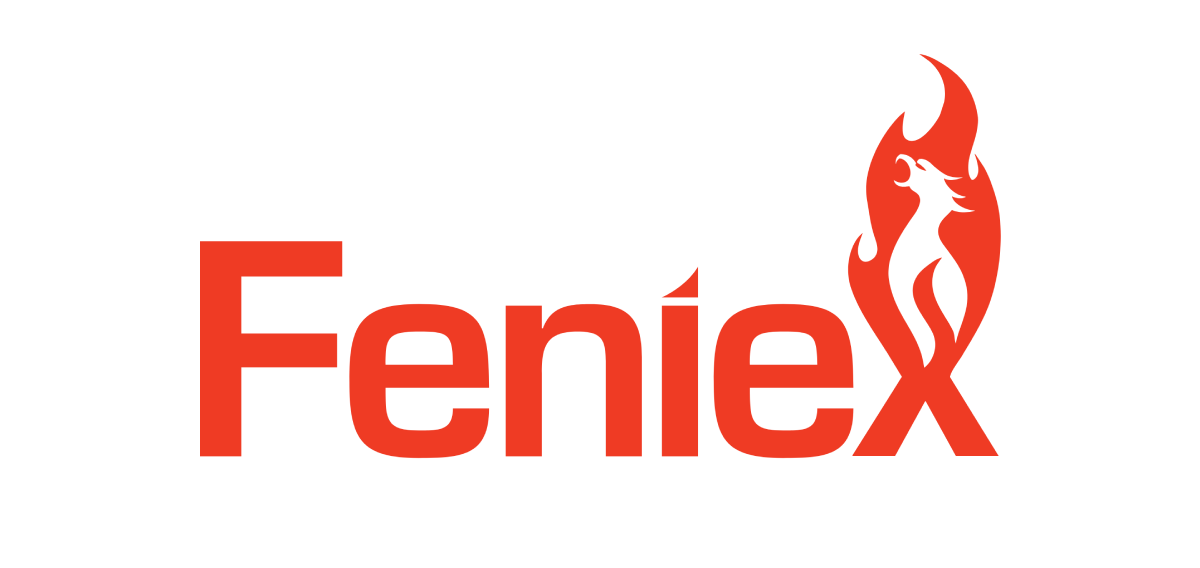 Red logo with the word "Feniex" and a phoenix in flames.