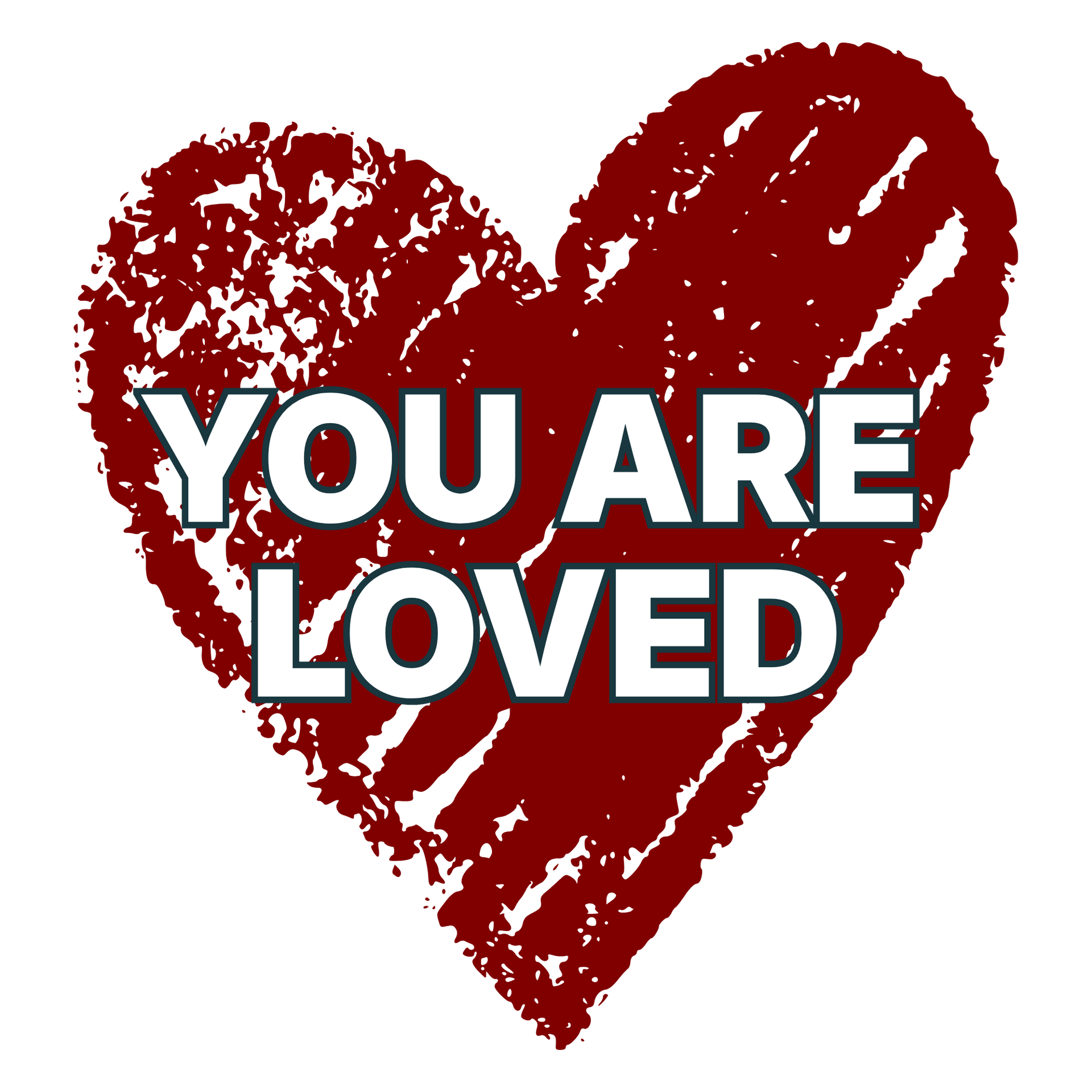 Heart with text