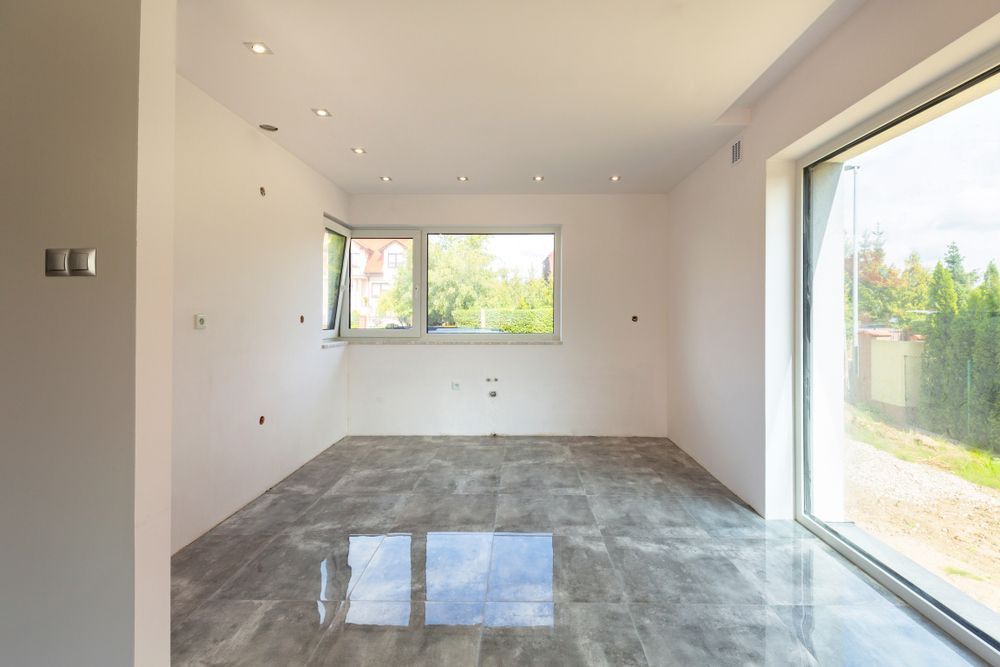 There Is A Large Window In The Middle Of The Room — Northern Glazing Glass & Aluminium In Northern Beaches, QLD