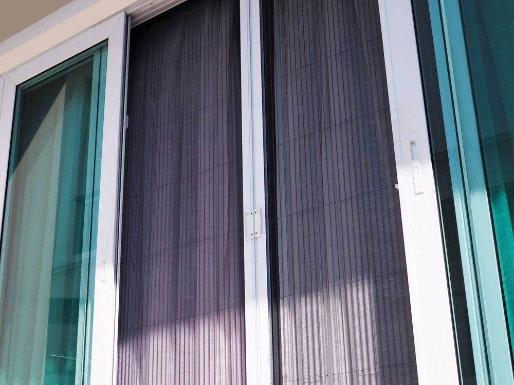 Security Screens Installed in A Sliding Window