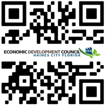 A qr code for the economic development council haines city florida