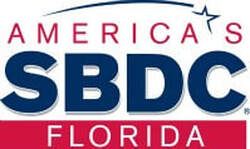 It is a logo for america 's sbdc florida.