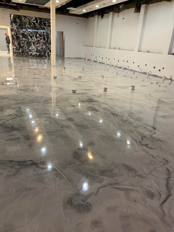 Close Up Concrete Floor – Oak Lawn, IL – Dana Decorative Concrete Inc