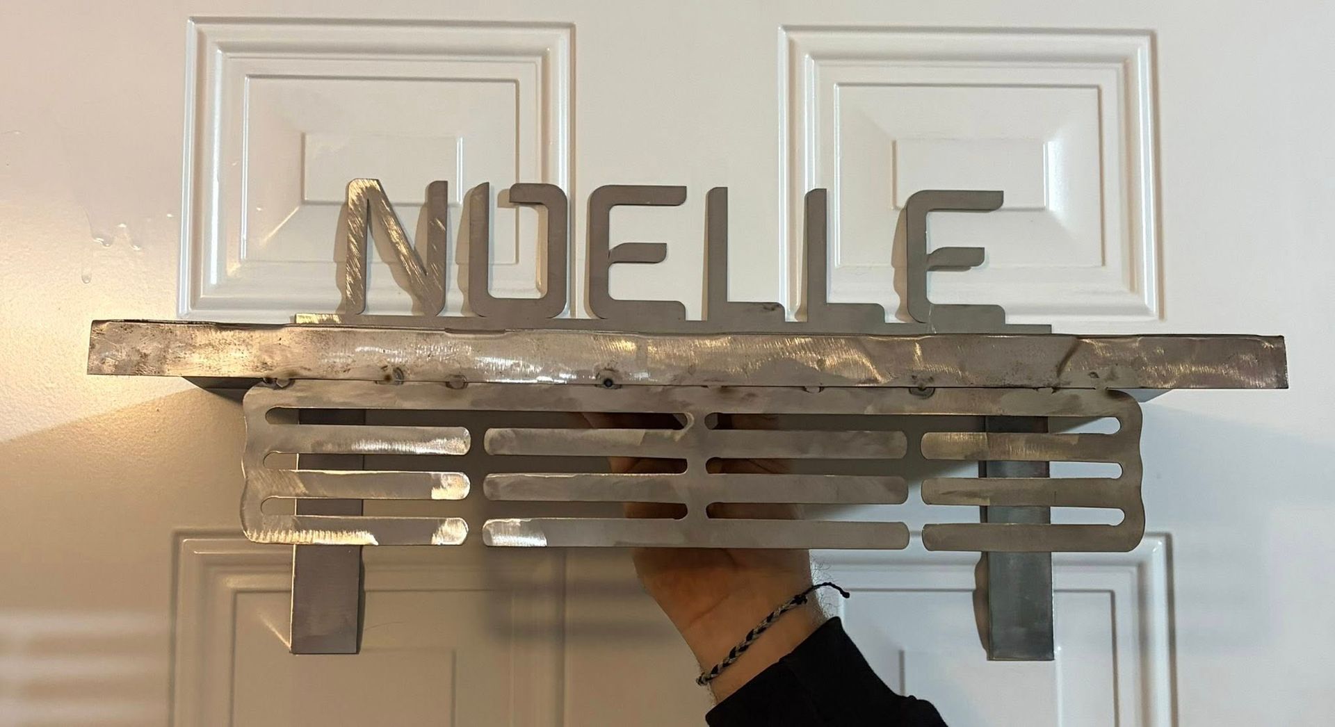 Metal sign for 