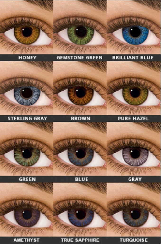 Air Optix Colors options