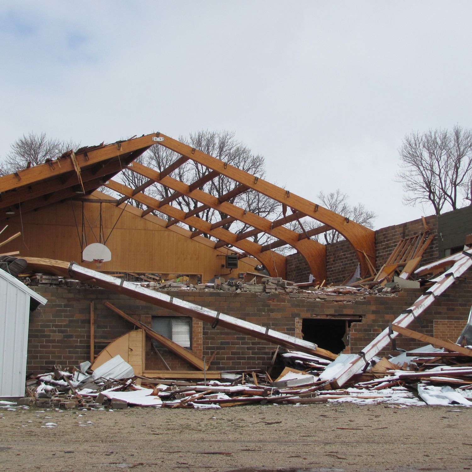 Home Damaged by Tornado — Grimes, IA — Top Gun Contractors of Grimes Home Damaged by Tornado — Grimes, IA — Top Gun Contractors of Grimes