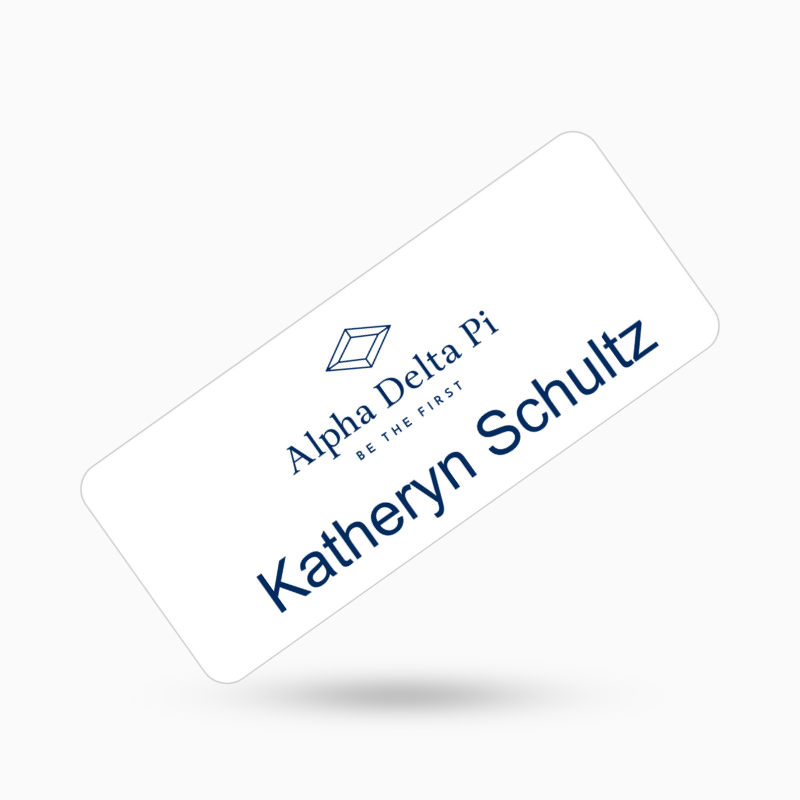 Custom Sorority Name Tags For Chapter Members | Name Tag Pros