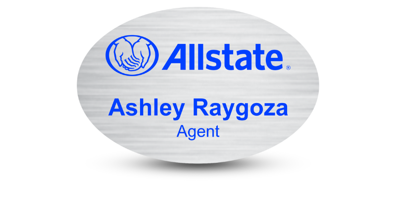 agent title on an insurance name tag