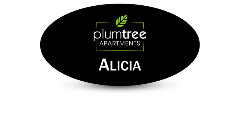 apartment name badge