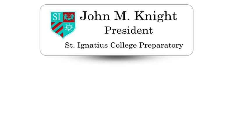 school name badge