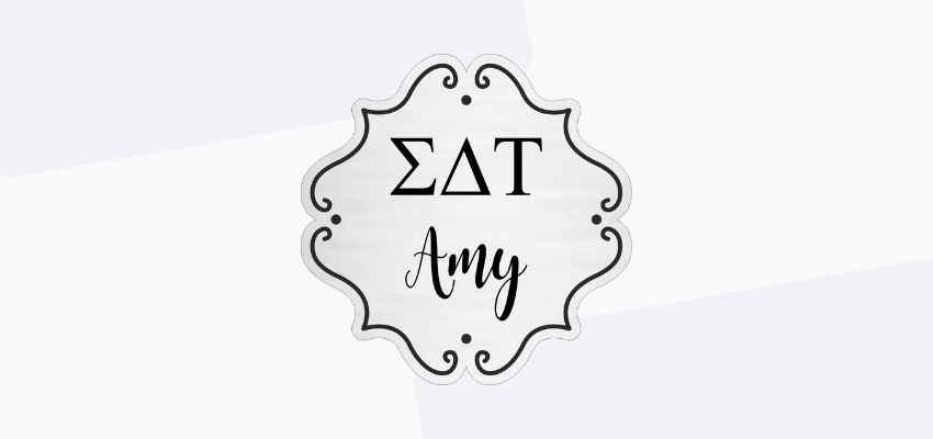 custom unique name tag design