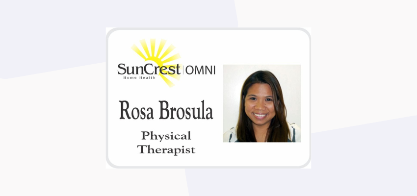 high-quality photo ID name badge