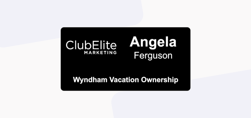 Professional business name tag