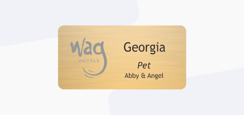 name tag etiquette