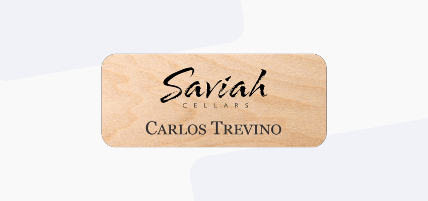 why event name badges