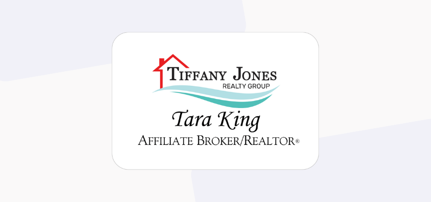 real estate name badge