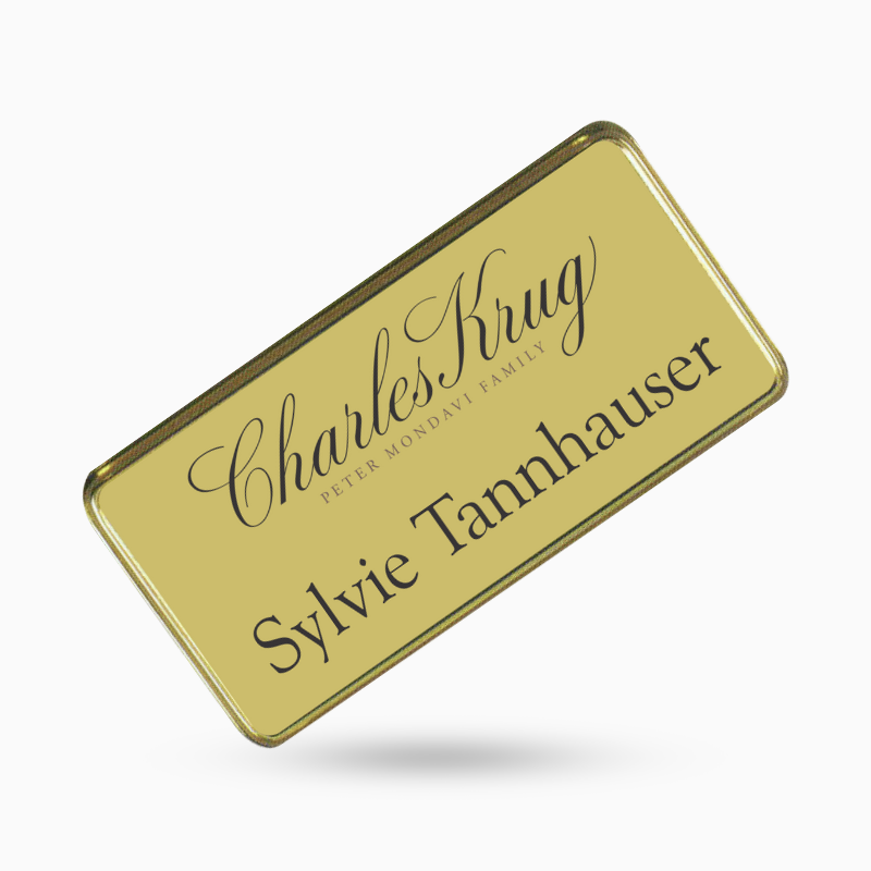 upscale premium name tags