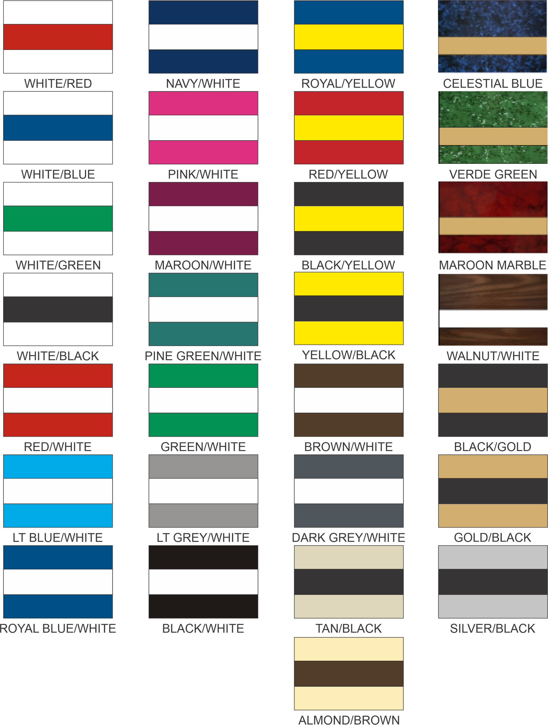 name tag colors for plastic name tags