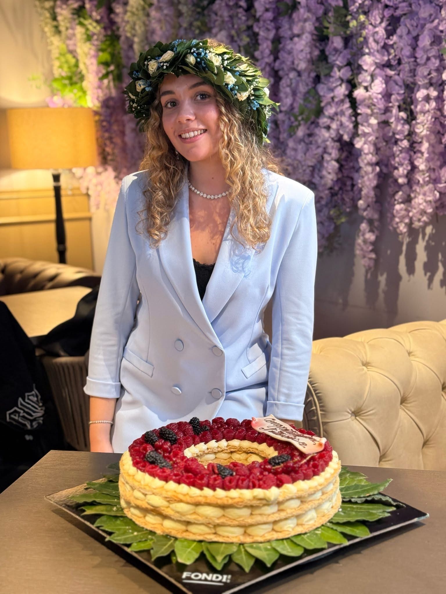 torta cream tart FONDI per laurea 