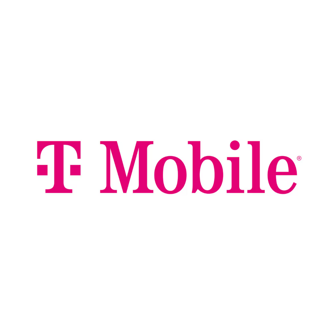 T-Mobile logo in magenta on a white background