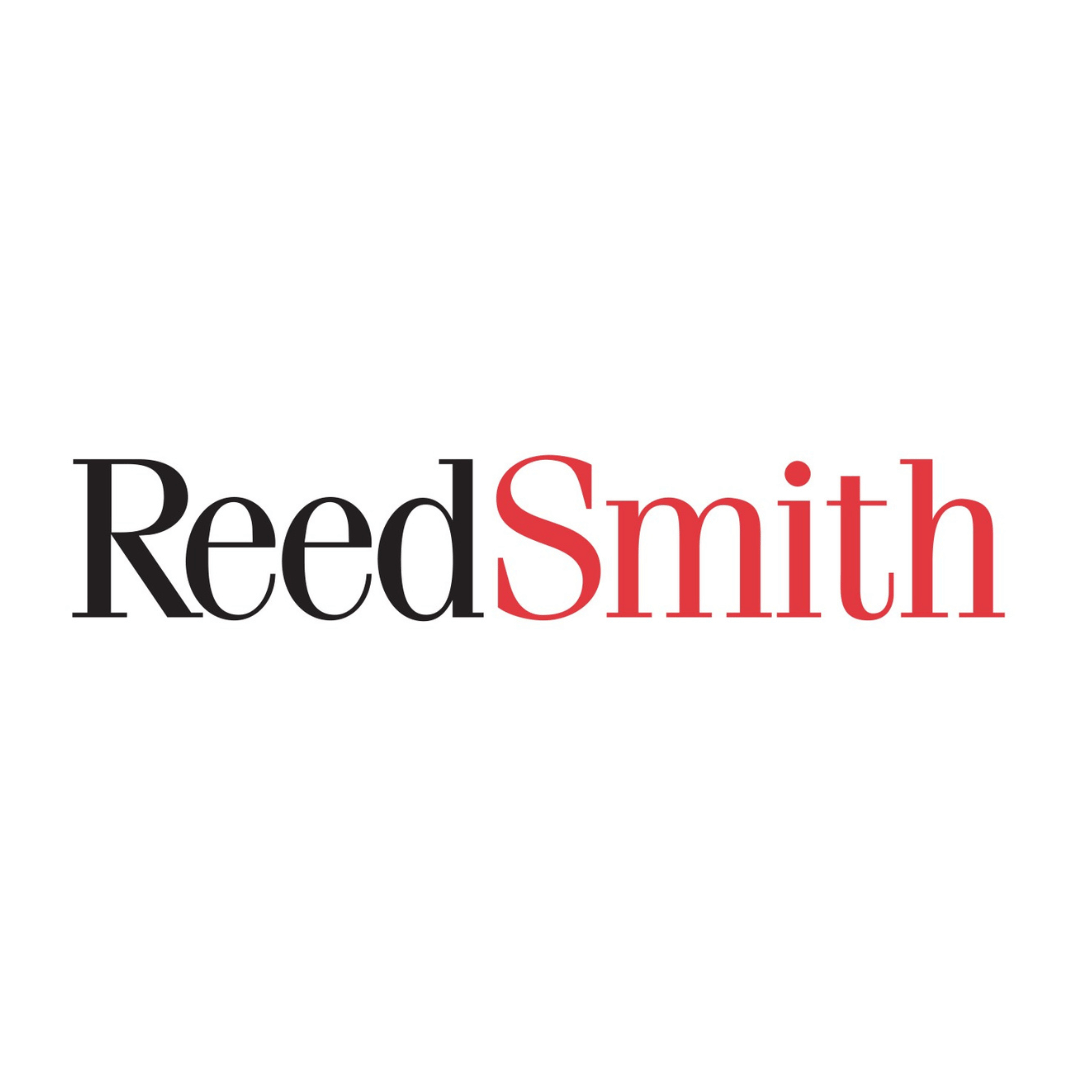 Reed Smith logo in black and red text on a white background