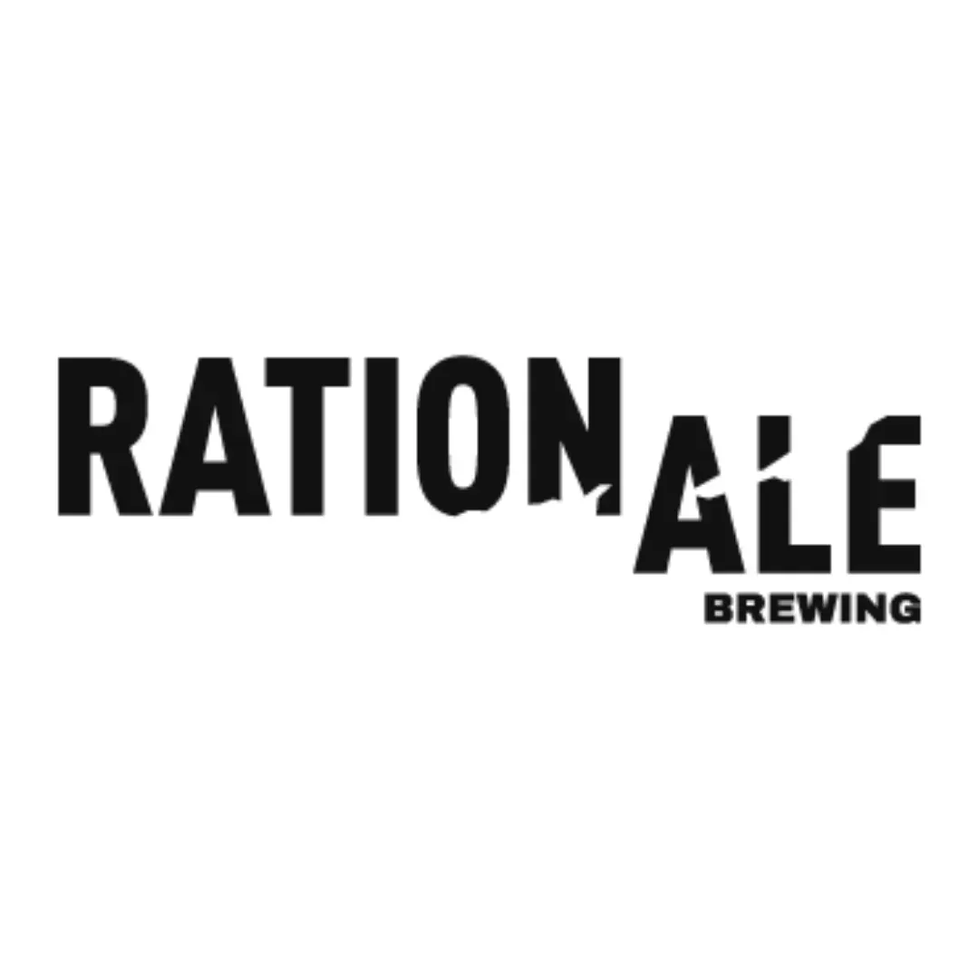 Rationale Brewing black logo on a white background